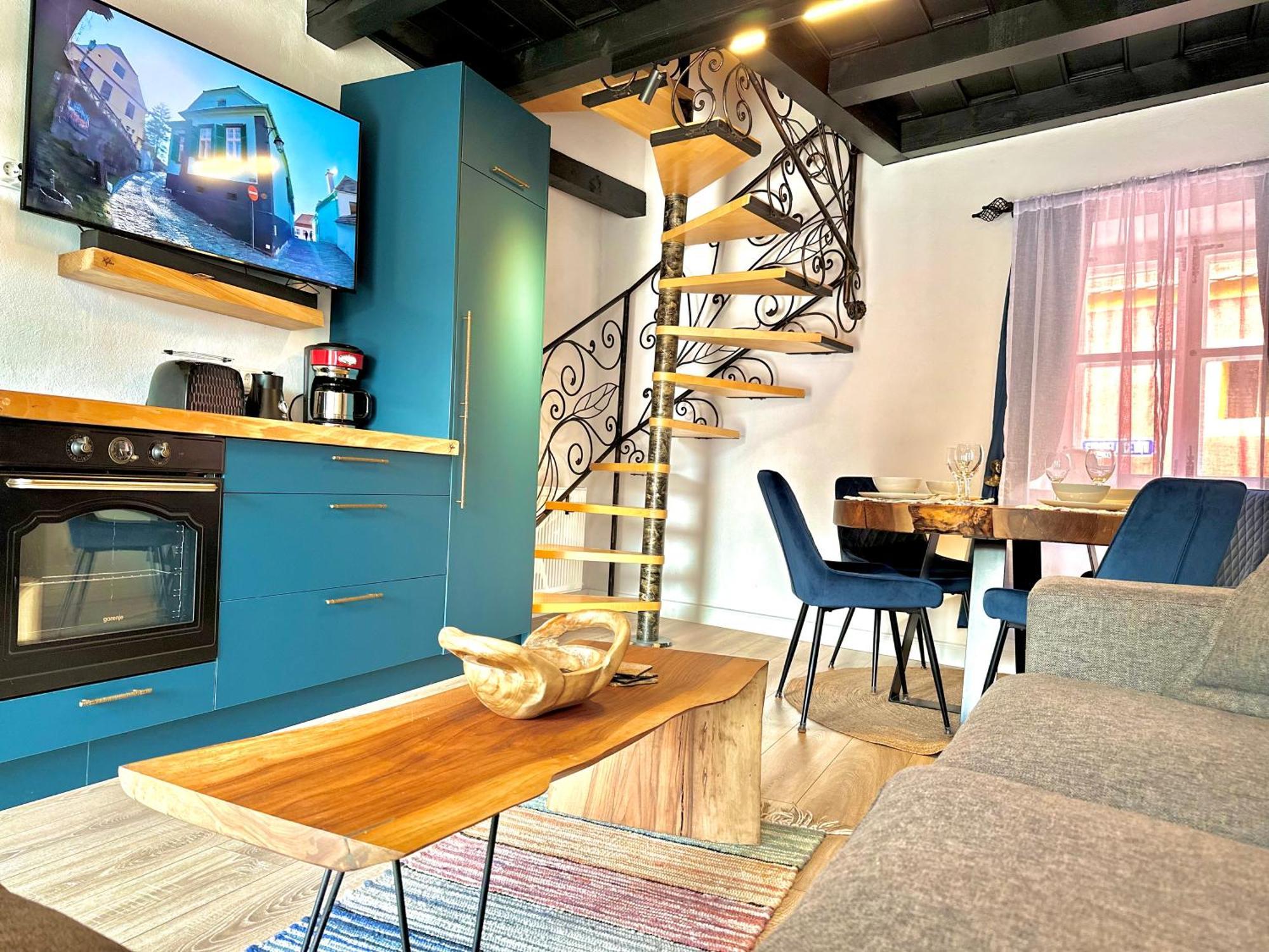 Casa Albastra By Casa Otto Apartment Sighisoara Ngoại thất bức ảnh