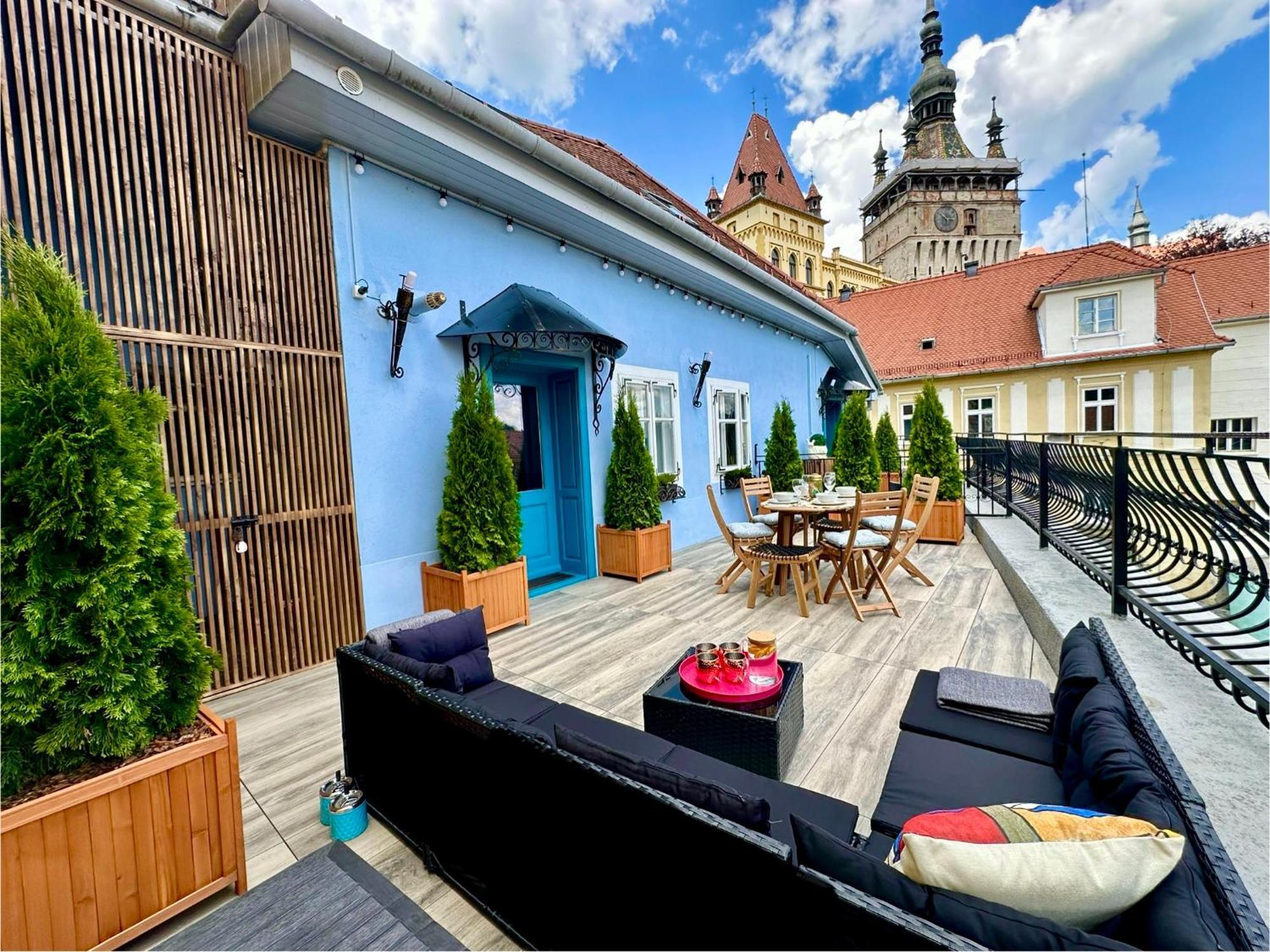 Casa Albastra By Casa Otto Apartment Sighisoara Ngoại thất bức ảnh