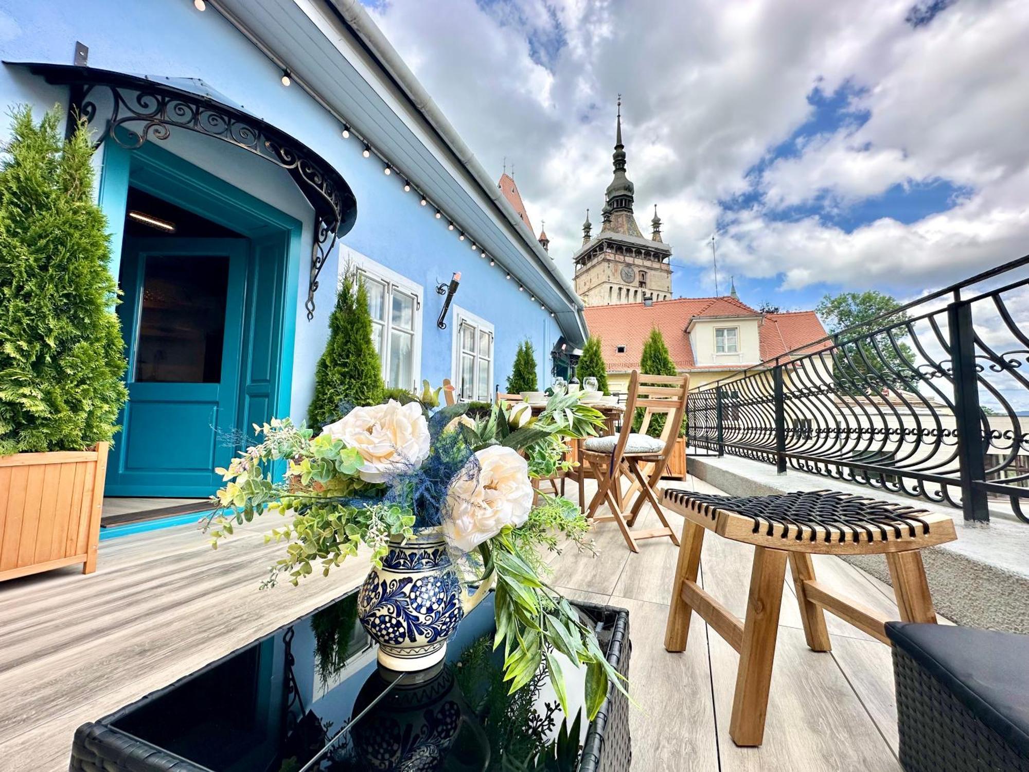 Casa Albastra By Casa Otto Apartment Sighisoara Ngoại thất bức ảnh